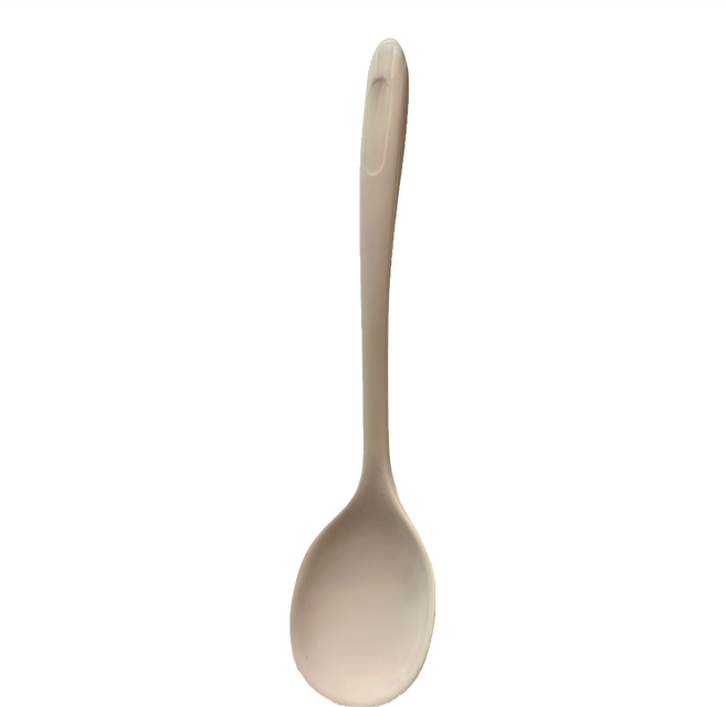 韓國 SiliPot 鉑金矽膠 矽膠平匙 可熱水消毒 XL(320 x 80mm) 棕色 84g 1支