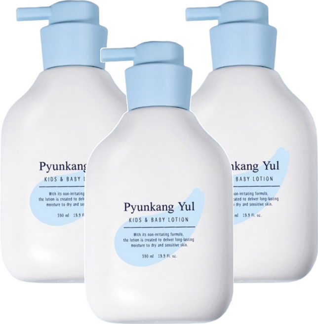 Pyunkang Yul 扁康率 嬰幼兒保濕乳液, 590ml, 3瓶