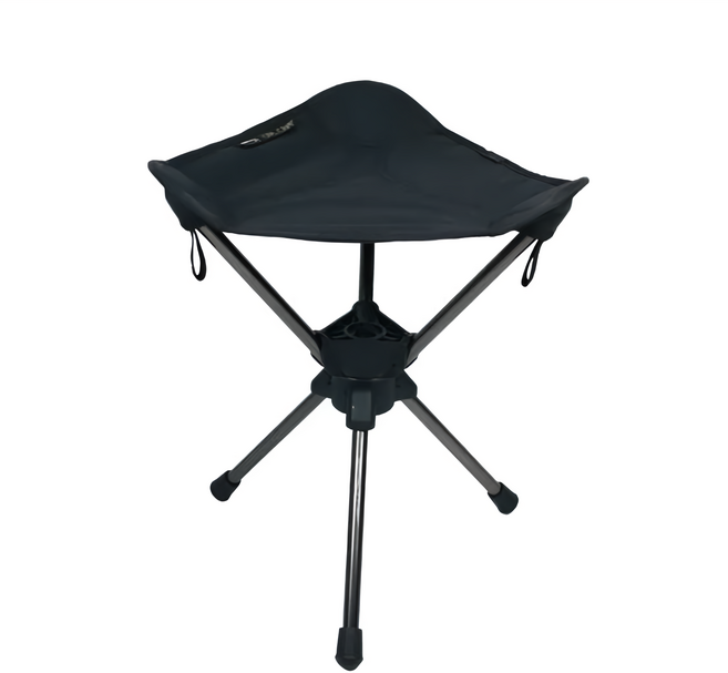 OWL CAMP SW-B 三腳旋轉椅 690g, 黑色, 1個