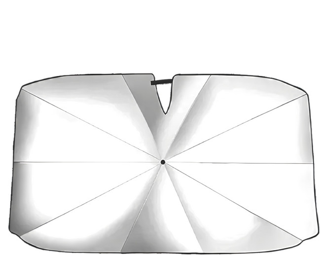 汽車專用遮陽傘 140 x 85cm 490g, 1個