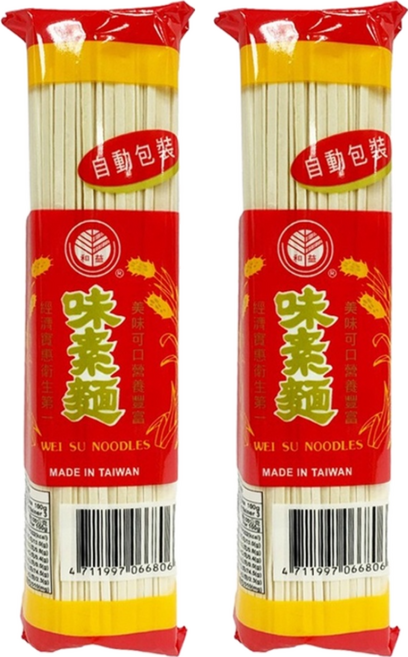 和益 白味素麵, 300g, 2包