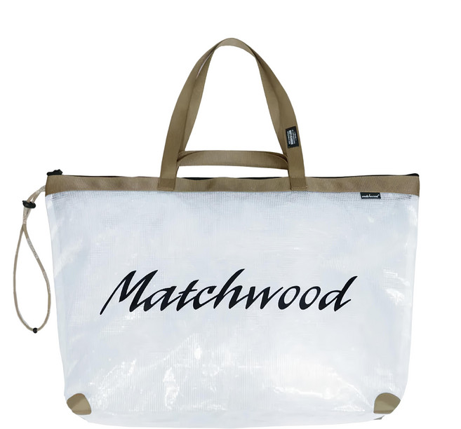 Matchwood Mesh Tote Bag 兩用手提肩背大容量防水托特包, 沙色