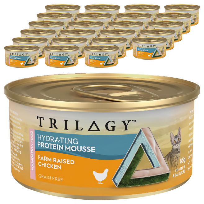 TRILOGY 奇境 幼貓 無穀慕斯主食罐, 牧場純雞, 85g, 24罐