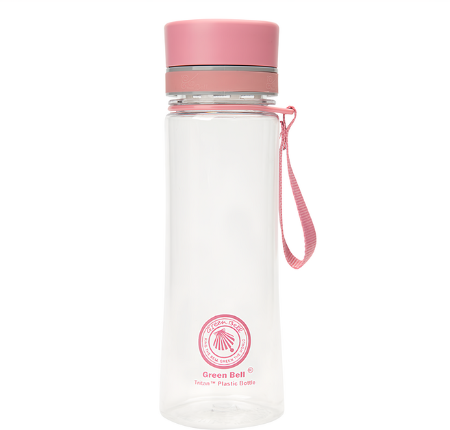 Green Bell 綠貝 Tritan 花漾太空壺 500ml Macaroon粉 SGS 輕巧 環保 無毒 運動 露營 1個