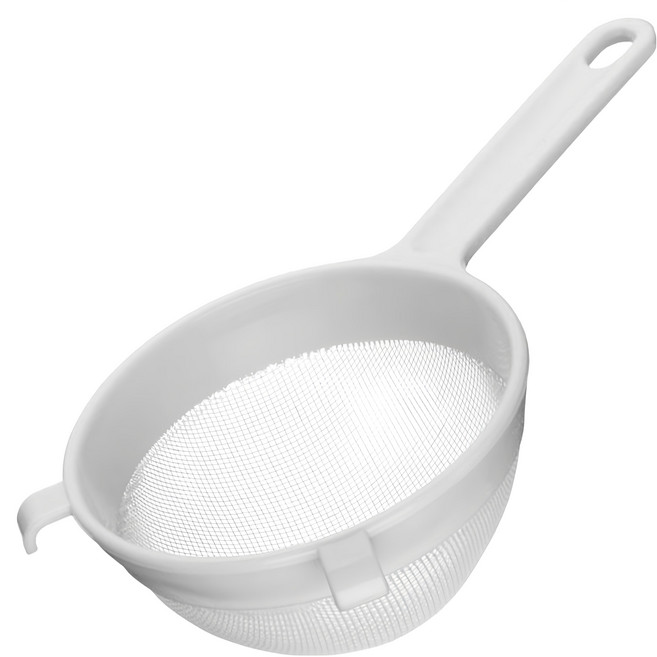 KitchenCraft 輕巧可勾掛糖粉篩 白色, 1支