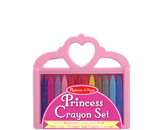 Melissa&Doug 瑪莉莎 蠟筆組, 12色, 1盒