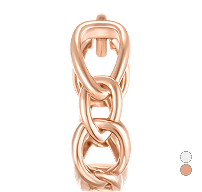 J.ESTINA 女款 J Livera 14K 單隻耳環 + 購物袋套組