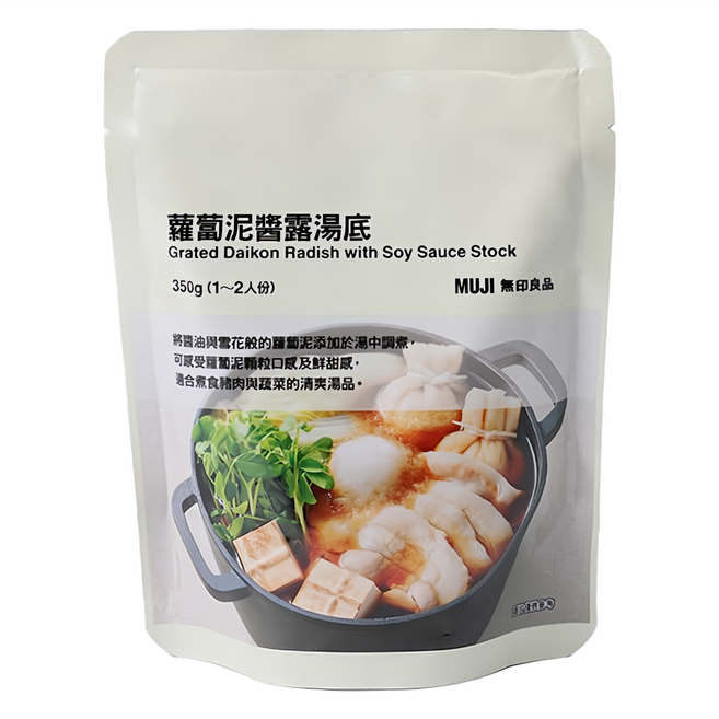 MUJI 無印良品 蘿蔔泥醬露湯, 350g, 1包