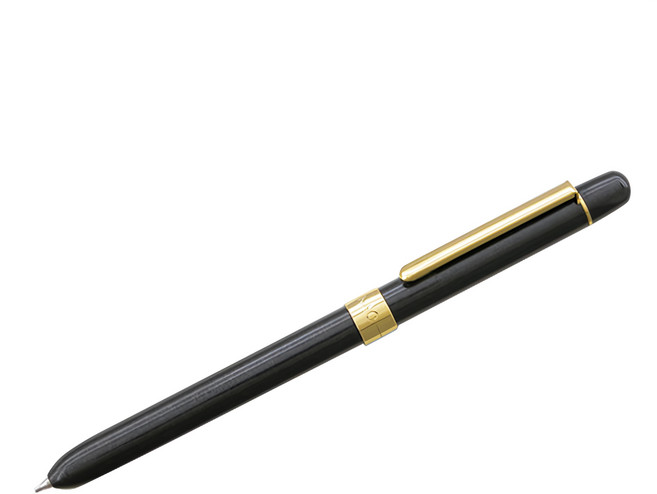 O.B. 歐布德 日本高級筆 TF0701-06 藍芯0.7mm + 紅芯0.7mm + 自動鉛筆0.5mm, 黑色, 1支