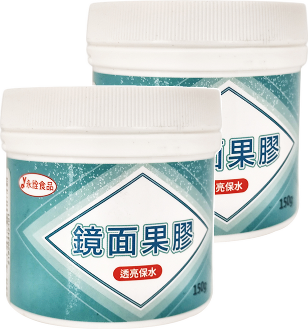 永詮食品 鏡面果膠, 150g, 2桶