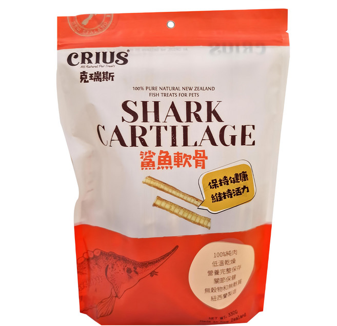 CRIUS 克瑞斯 100%純天然紐西蘭 寵物狗零食, Shark, 1包