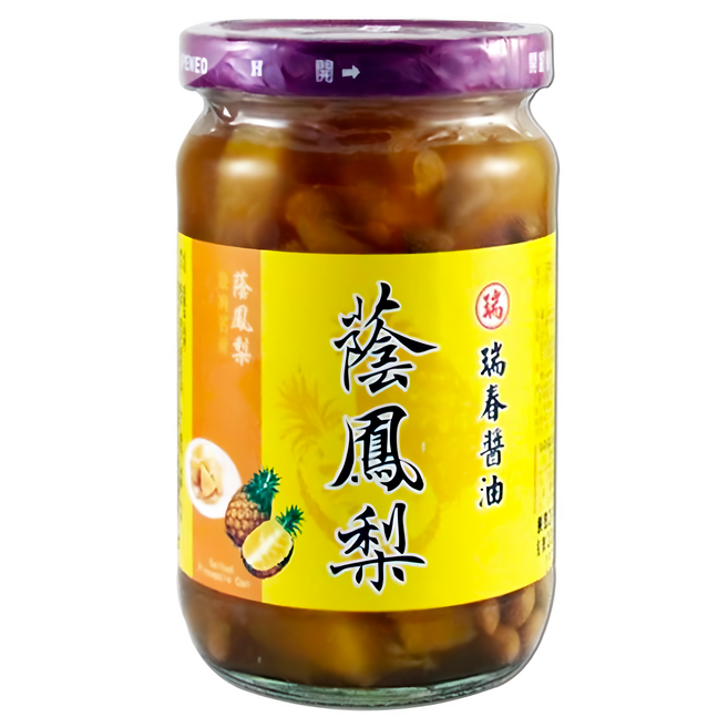 瑞春醬油 蔭鳯梨, 350g, 1罐