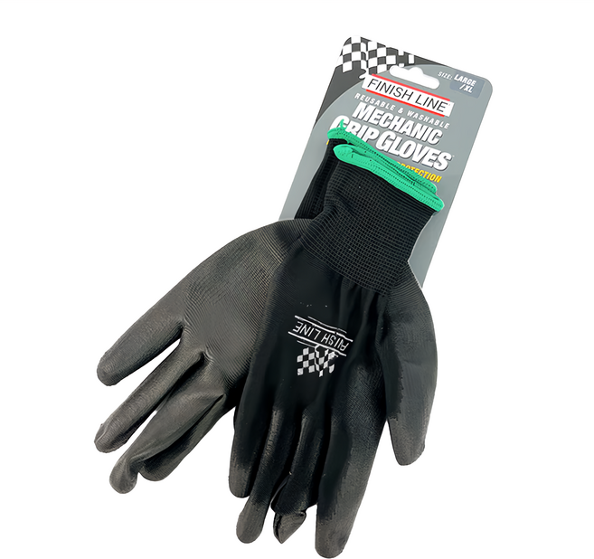 FINISH LINE 終點線 Mechanic Grip Gloves 防滑工作手套, 1雙