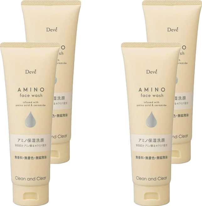 Devé 胺基酸洗面乳, 170g, 4條