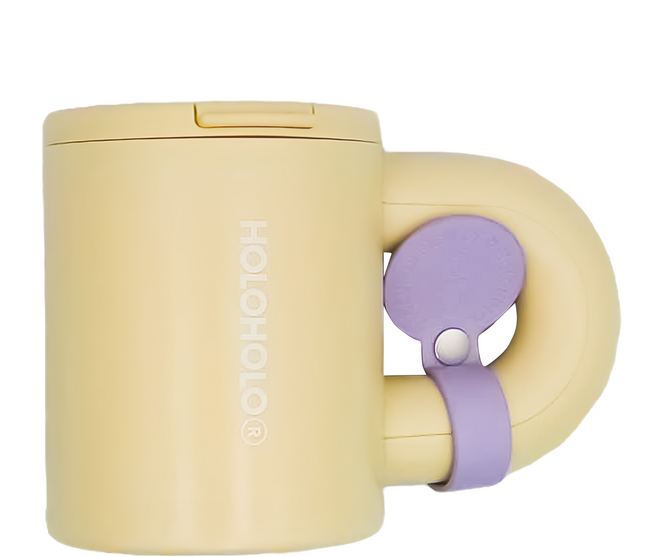 HOlOHOlO BAO CUP 包包杯 HOBC-YL01 420ml, 黃色, 1個