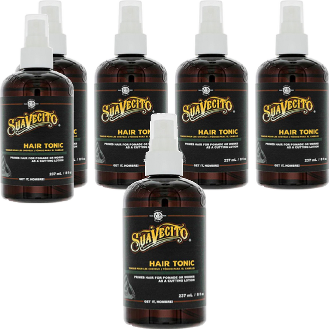 SUAVECITO 骷髏頭 Hair Tonic 定型順髮液, 237ml, 6瓶