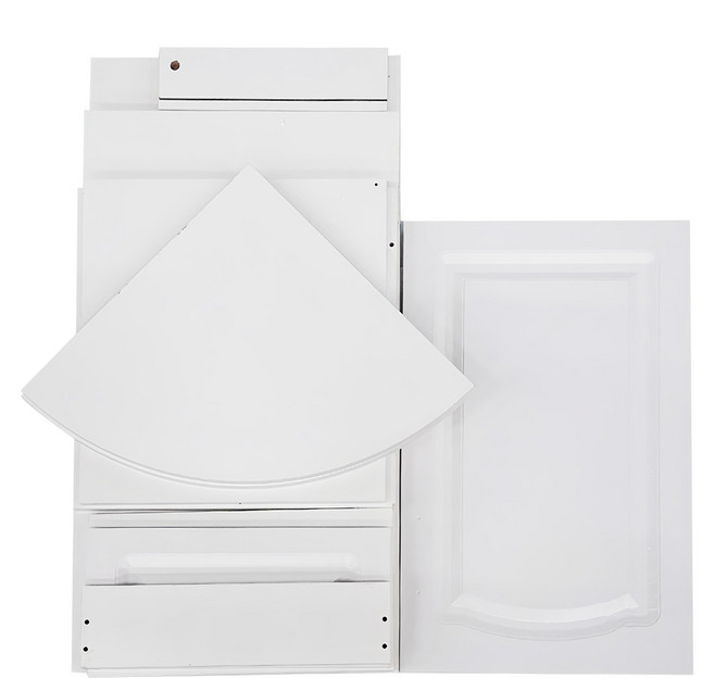 Horla 賀啦 生活家具用品 牆角櫃 zjg000203N16 150 x 40 x 40cm, 白色, 1個