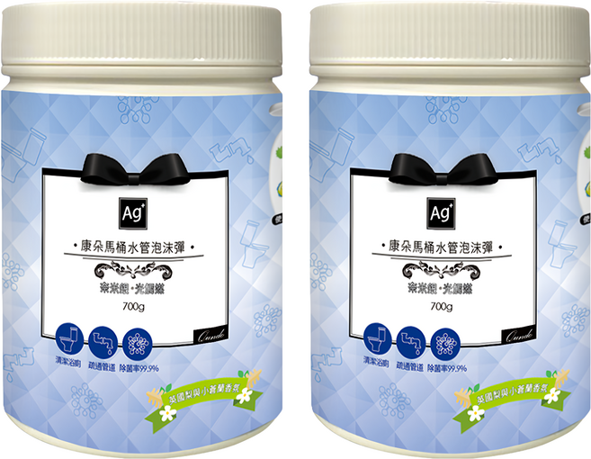 QUNDO 康朵 馬桶水管泡沫彈, 700g, 2瓶