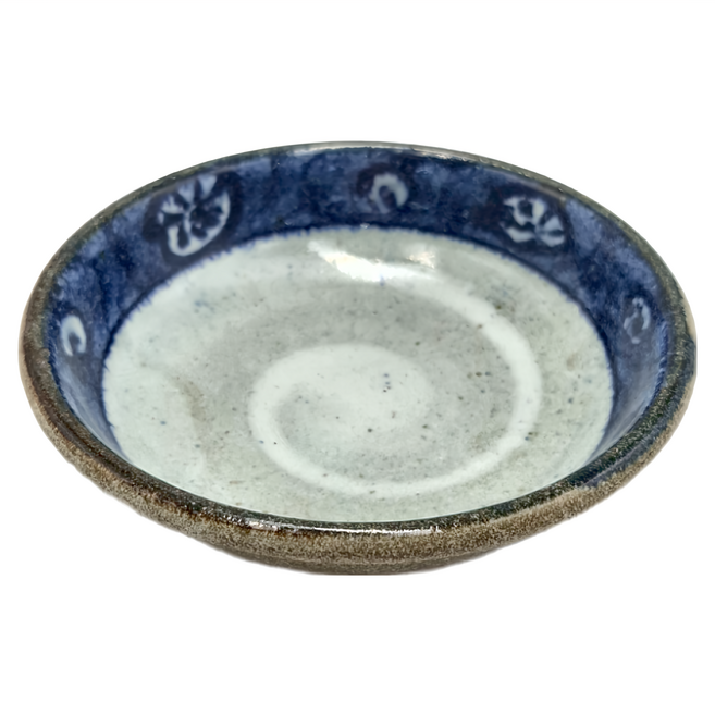 SAWATOUKI 佐和陶瓷 藍繪旋丸 13.5缽 日本製 碗 小菜碟 點心碟 1個