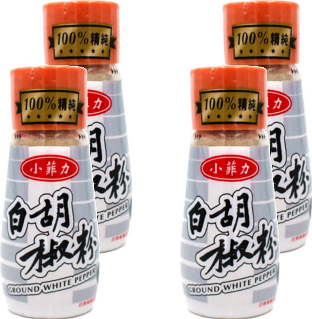 小菲力 白胡椒粉, 30g, 4瓶