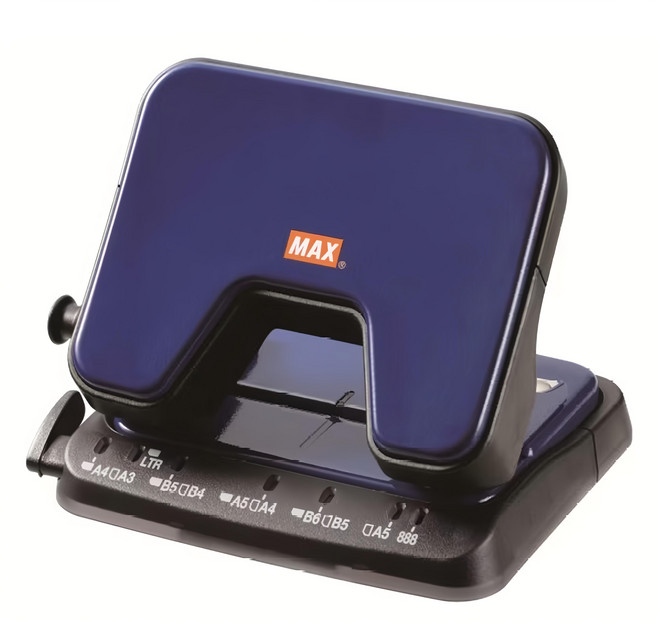 MAX 美克司 SCOOVA 新型省力打孔機 DP-25T, 海藍色, 1個