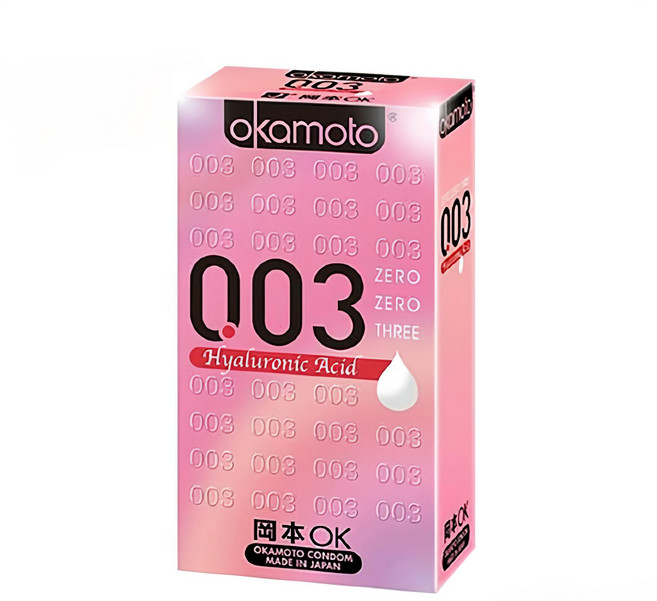 Okamoto 岡本 003 HA玻尿酸衛生套, 6入, 1盒