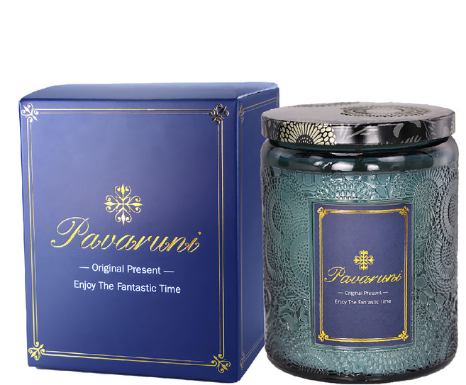 Pavaruni 香氛蠟燭卡菲那系列, 六祖檀木味道, 200g, 1個