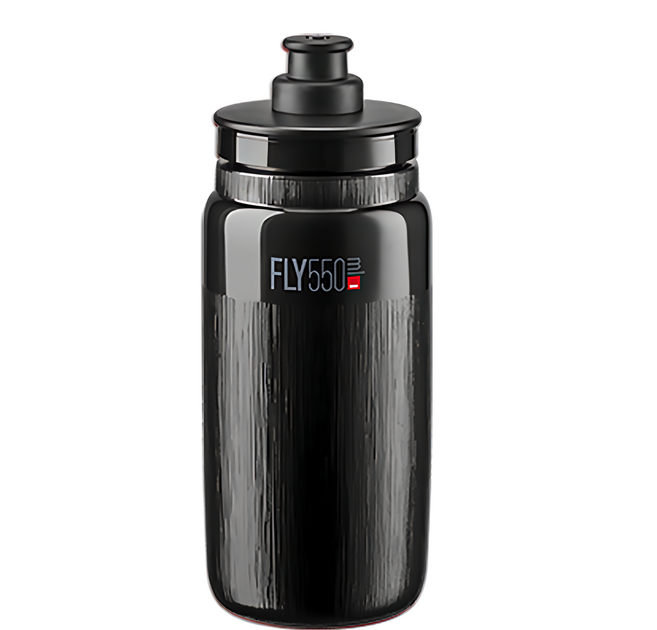 ELITE FLY 超輕量噴射水壺 紋路款, 黑色, 550ml, 1個
