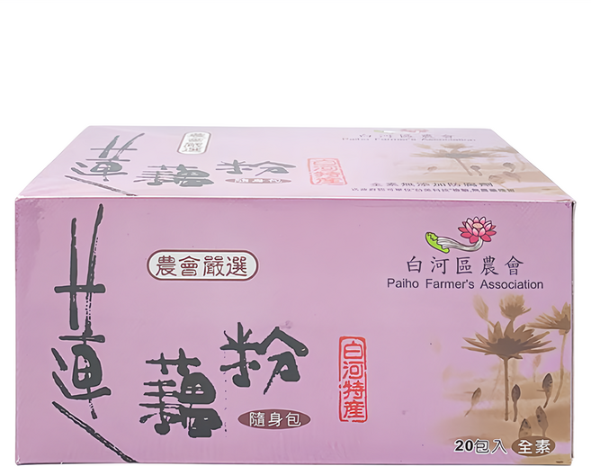 白河區農會 蓮藕粉隨身包 20包, 6g, 1盒