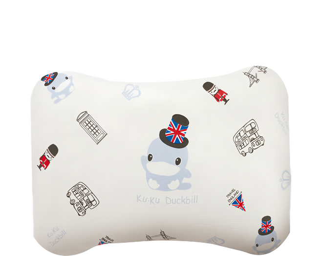 KU.KU Duckbill 酷咕鴨 3D雙面透氣四季枕, 海洋藍, 1個