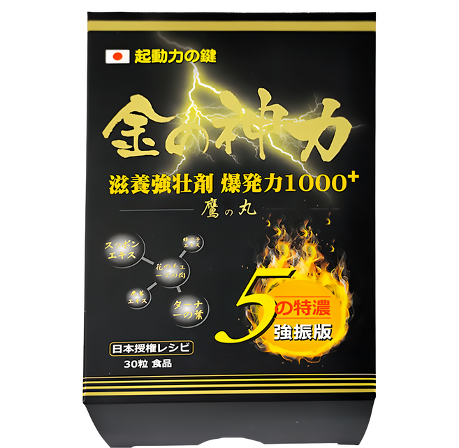 東華堂生技 金の神力1000, 30顆, 1g, 1盒