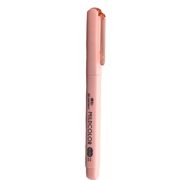 UNIPOINT 優點 MILDCOLOR 暖色直液彩色筆 LM-731s 0.4mm 細筆頭, 珊瑚粉, 12支