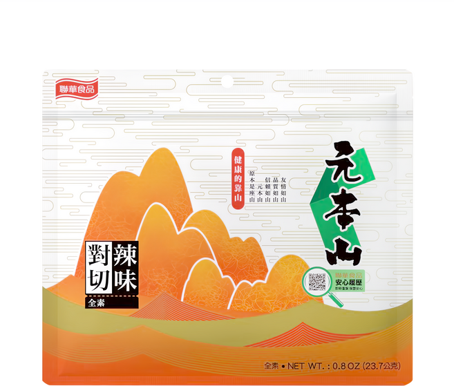 元本山 辣味對切海苔, 23.7g, 1包