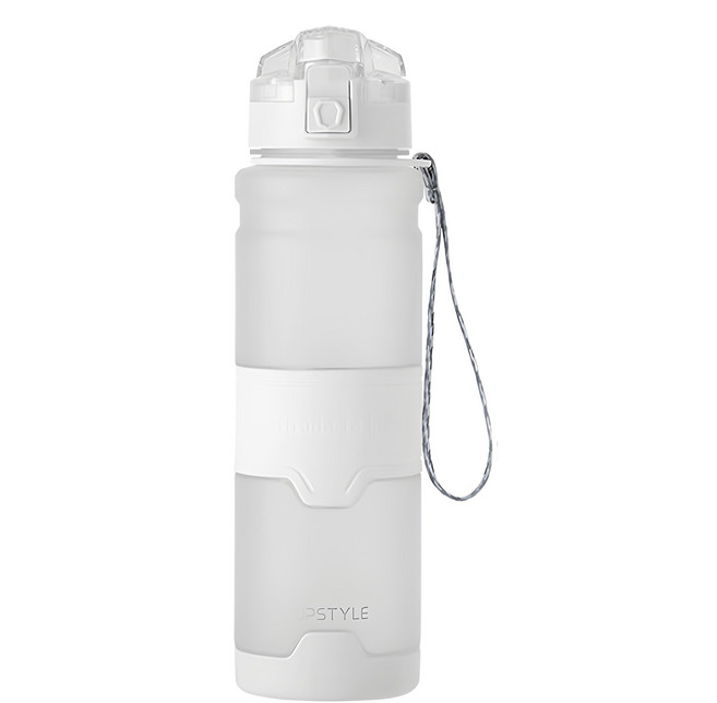 UPSTYLE Tritan 健身水壺, 磨砂白, 700ml, 1個