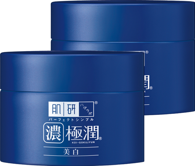 HADALABO 肌研 台灣公司貨 極潤完美多效美白凝露, 100g, 2罐