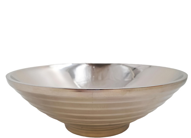 MiyAco 米雅可 A-OK 304日式拉麵碗 26CM 不銹鋼, 1個, 銀色