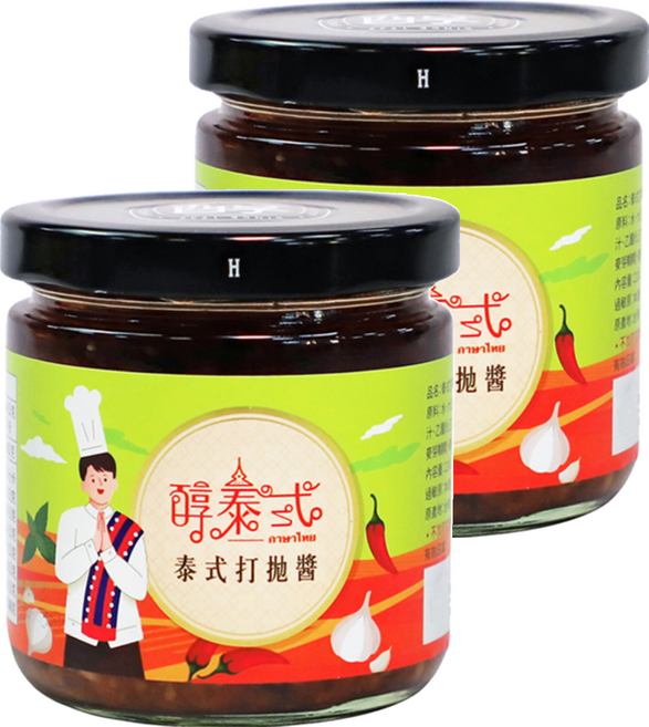 高慶泉 泰式打拋醬, 220g, 2罐