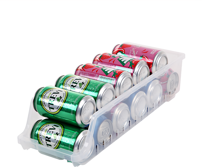 Changsin Living 昌信生活 冰箱飲料收納籃, 透明色, 1個