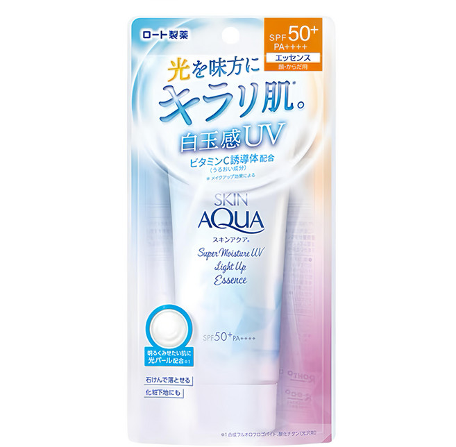 MENTHOLATUM 曼秀雷敦 台灣公司貨 水潤肌超保濕煥光亮采防曬露 SPF50+ PA++++, 70g, 1件