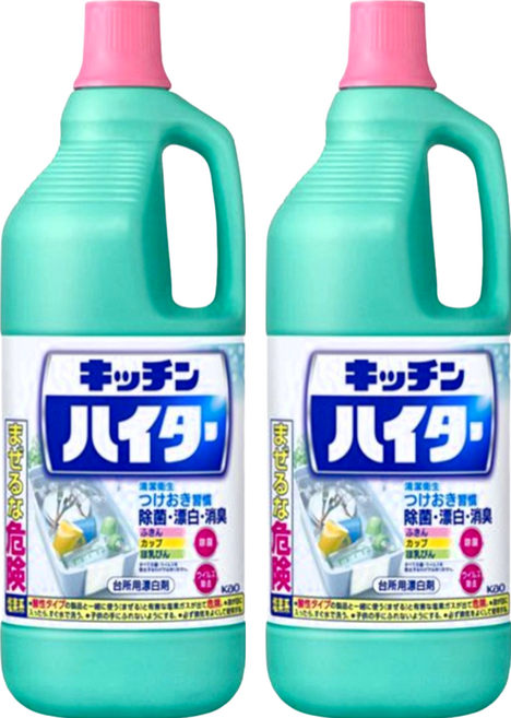 Kao 花王 Haiter 廚房漂白清潔劑, 1.5L, 2瓶