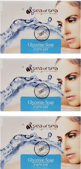 sea of spa 甘油皂, 125g, 3個