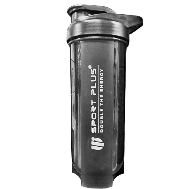 S-Sport Plus 運動水壺 大, 黑色, 700ml, 1個