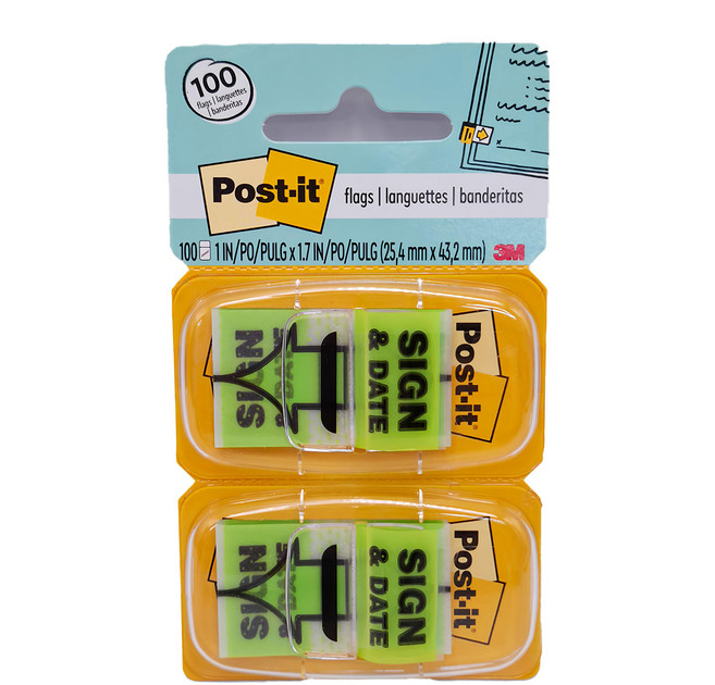 3M Post-it 利貼 680 SD2利貼抽取式, 綠色, 100張, 1個