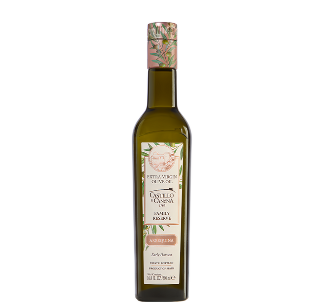 CASTILLO DE CANeNA 家族珍藏 阿貝金納品種 特級初榨橄欖油, 500ml, 1瓶