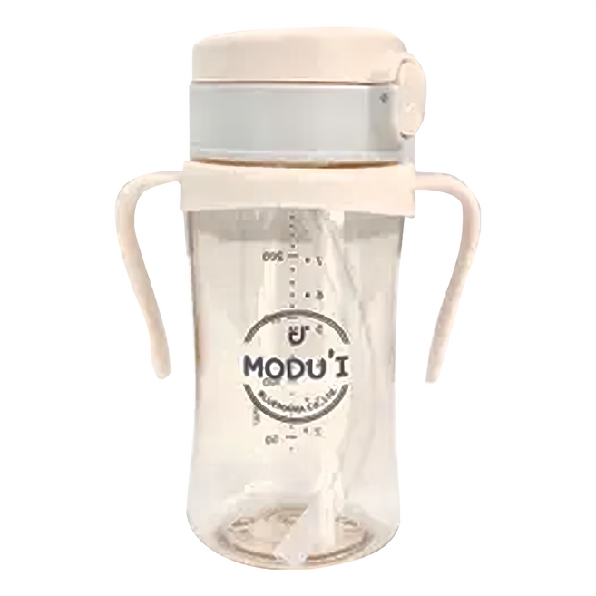 MODU'I BLUEMAMA 幼兒彈蓋PPSU防漏學習杯 DF-A002-01 6 x 12.3 x 10.5 cm 85g, 玫瑰粉, 200ml, 1個