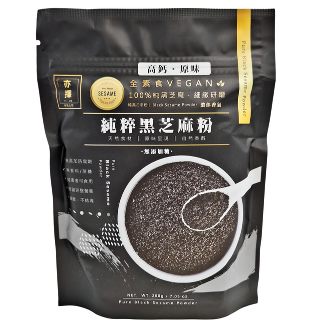 亦擇 純粹黑芝麻粉, 200g, 1包