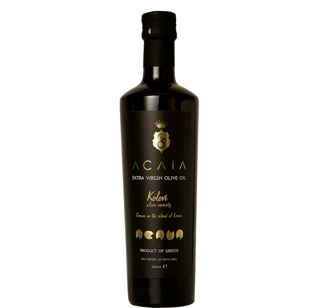 希臘 ACAIA 特級初榨冷壓橄欖油, 500ml, 1瓶