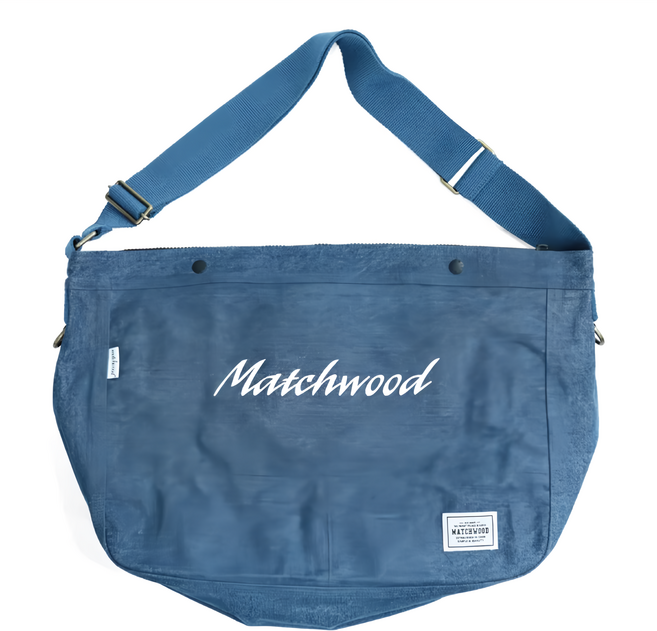 matchwood x Culture Newspaper Boy Bag 大容量 復古報童包, 丹寧