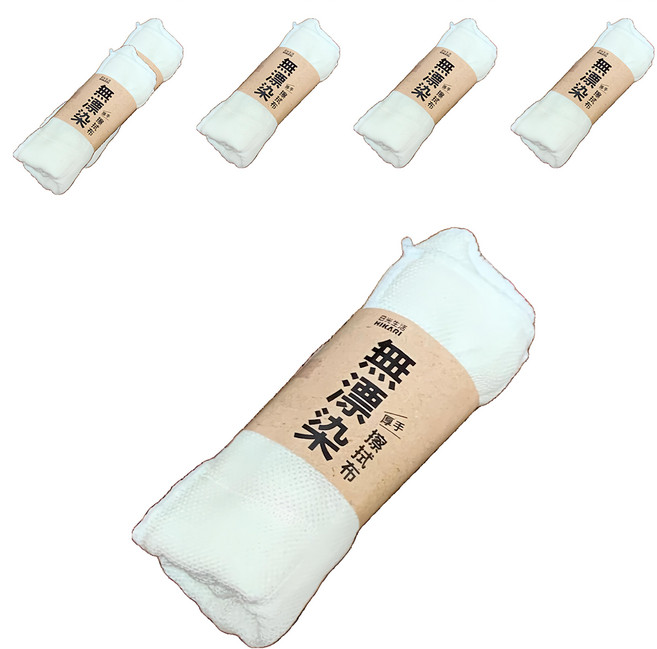 HIKARI 日光生活 無漂染擦拭布 s791, 6組