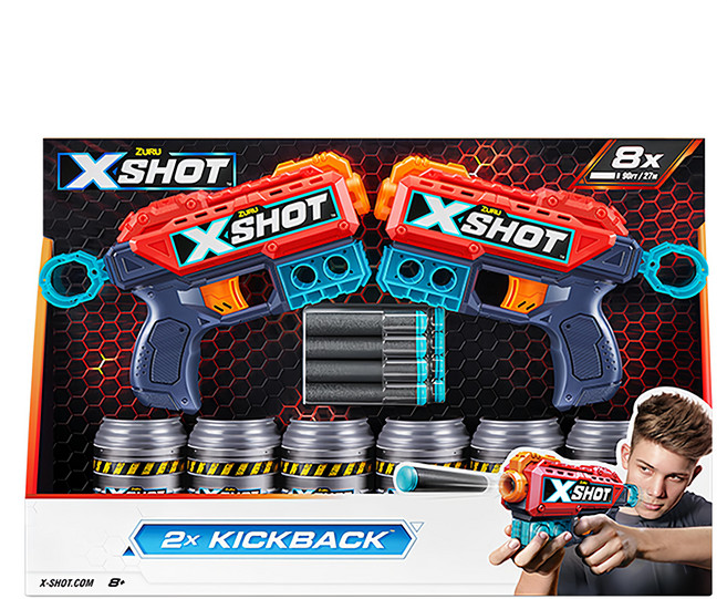 X SHOT 赤火系列 噬邪對戰組, 藍色/橘色, 1盒